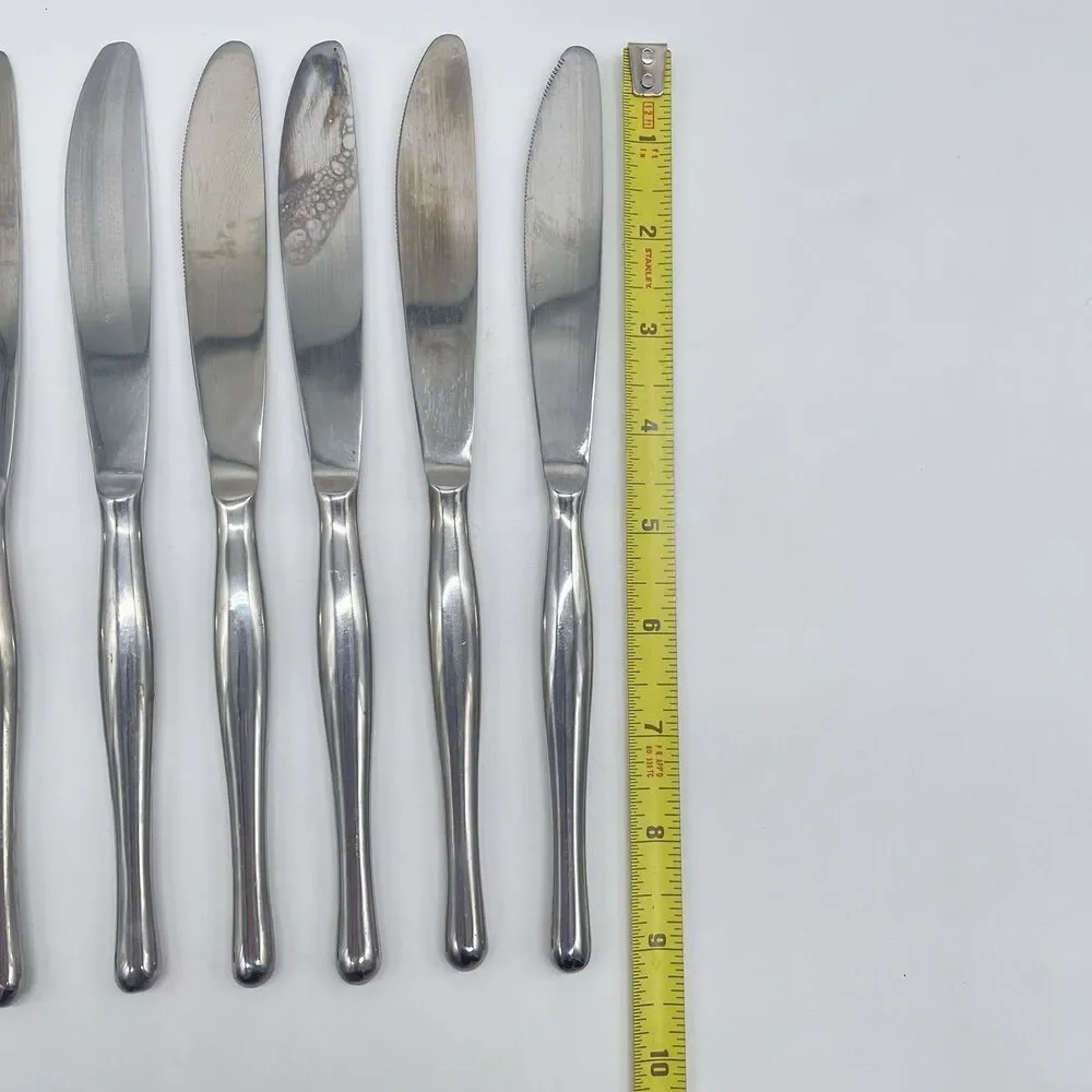 Hampton Silversmiths HSV84 Stainless Steel Dinner Knives 9 1/8